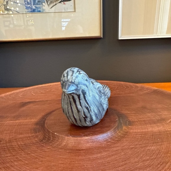 Inuit Soapstone Bird Sculpture, First Nations Art, hand carved Stone Bird - Picture 14 of 14